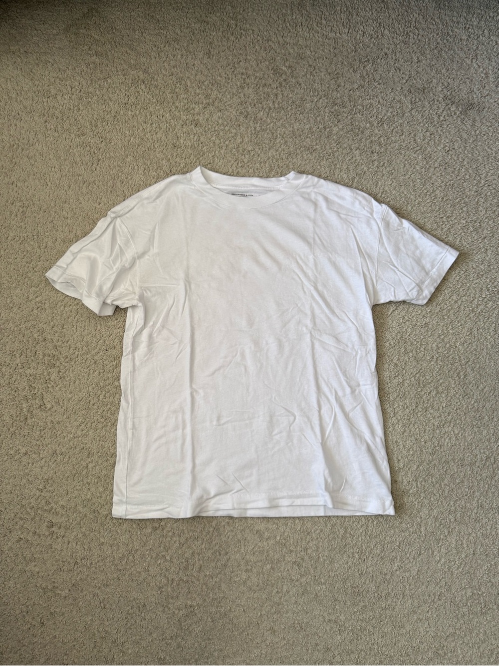 Abercrombie & Fitch Men's White Short Sleeve Crew Tee